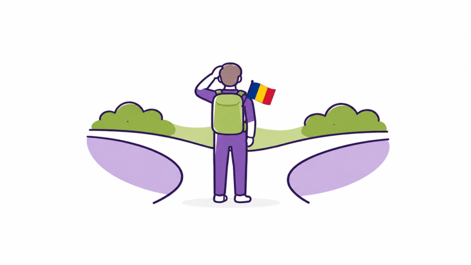 Spoor 2 Roemeense vlag